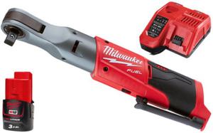 Grzechotka udarowa 1/2 akumulatorowa 12V Milwaukee M12FIR12-301 81Nm 1x aku. 3,0Ah + szybka adowarka - 2876204228