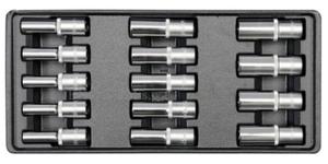 Zestaw narzdzi do szuflady 14 cz. - nasadki dugie 1/2" Yato YT-5539 - 2878583923