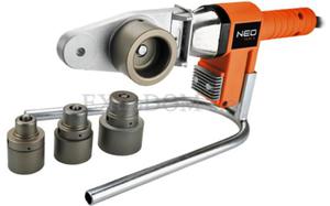 Zgrzewarka do rur z tworzyw sztucznych PE, PP, PB Neo Tools + 4 tuleje grzewcze 21-001 - 2825960214