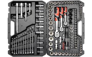 Zestaw narzdziowy calowy i metryczny Yato 1/2" 120cz. YT-38801 - 2825961281