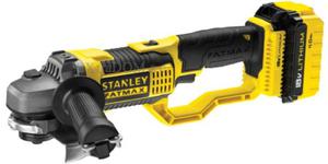 Stanley szlifierka ktowa 125mm akumulatorowa 18V 8500 obr./min 2x4,0 Ah Li-Ion kufer FMC761M2-QW