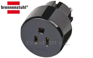 Adapter podrny USA, Japonia => z uziemieniem Brennenstuhl - 2834678669