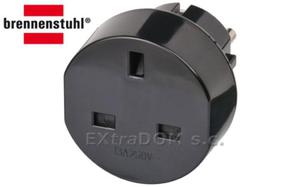 Adapter podrny Wielka Brytania => EURO z uziemieniem Brennenstuhl - 2861231622