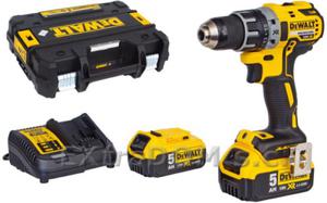 DEWALT wiertarko - wkrtarka 18V bezszczotkowa XR 2 bat 5,0Ah 13mm 2 biegi KUFER DCD791P2-QW - 2843479610