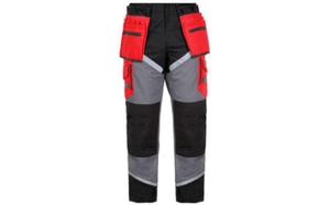 Spodnie robocze monterskie z odblaskami Lahti Pro rozmiar XXL 100% bawena L4050505 - 2861232378