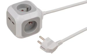 Przeduacz biurowy 1,4m z gniazdami USB ALEA-Power Brennenstuhl - 2861232595