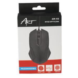 Mysz Komputerowa ART AM-93 - Black USB - 2859684466