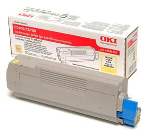 oryginalny toner Oki [43381905] yellow - 2824392424