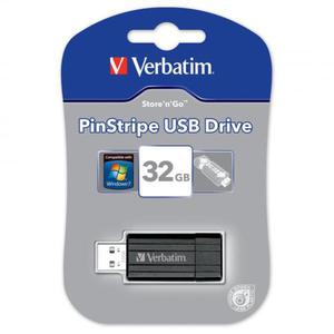 Verbatim USB pendrive USB 2.0/32GB 49064 USB A, z wysuwanym zczem czarny - 2839046217