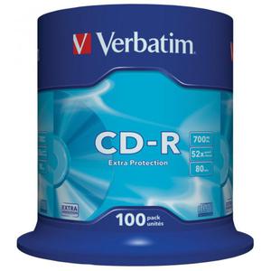 Pyta CD-R Verbatim 700MB Cake 100szt. - 2844285696