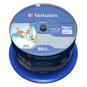 Pyta BD-R SL Verbatim 25GB Cake 50szt. - 2844285705