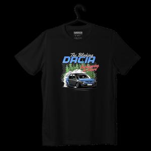 Czarny T-shirt koszulka Dacia Logan - 2876498889