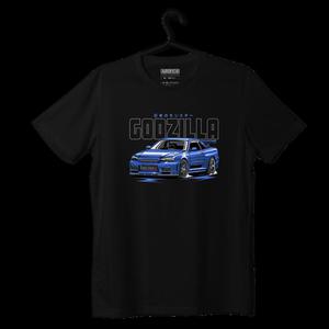 Czarny T-shirt koszulka NISSAN R34 GODZILLA - 2876584722