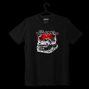 Czarny T-shirt koszulka TOYOTA Supra MK4 SAKURA - 2876584774