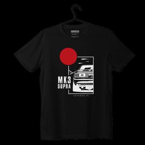 Czarny T-shirt koszulka TOYOTA SUPRA MK3 - 2876584780