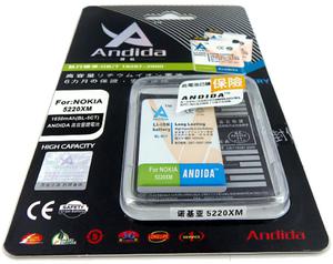 BATERIA NOKIA BL-6P / BL6P/ Li-Ion / 1320mAh / zamiennik Andida : 6500 Classic , 7900 Prism , 6500C , 7900P , 7900 CRYSTALPRISM 7390, 8600 LUNA - 2826493133