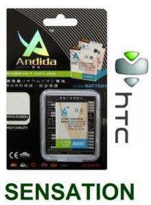 BATERIA HTC SENSATION /1800 mAh / 3.7V / Andida / zamiennik: SENSATION , SENSATION XE, G14, BA S560, BG58100 - 2826493184