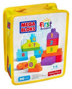 MEGA BLOKS FIRST BUILDERS LICZYMY 123 20el DLH85 - 2868048011