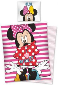 DETEXPOL Pociel 2 cz. MINNIE MOUSE STC 21 160/200 MYSZKA MINNIE - 2870194975