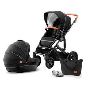 Kinderkraft PRIME 2w1 BLACK Wzek Gboko-spacerowy - 2870197646