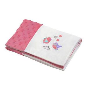 Baby Ono Koc PATCHWORK MINKY 1411/01 serduszka - 2870197977