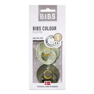 BIBS 2-PACK S SAGE & GREEN HUNTER Smoczek Uspokajajcy kauczuk Hevea - 2868049703