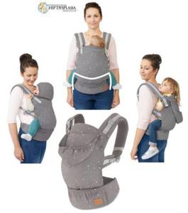 Kinderkraft Nosideko HUGGY Grey STARS - 2868050396