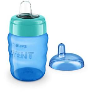 Avent Philips Kubek niekapek z mikkim ustnikiem silikonowym 260ml 12m+ SCF553/05 niebieski - 2868050806