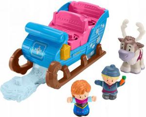 FISHER PRICE LITTLE PEOPLE KRAINA LODU SANIE KRISTOFFA FROZEN GGV30 - 2870200458