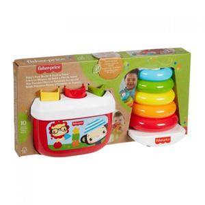 Fisher Price Klocki sorter + kolorowa piramidka GRF11 - 2868051774