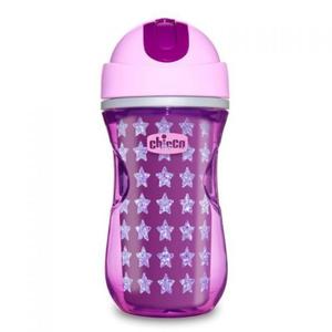 Chicco Kubek niekapek termiczny ze somk 266ml 14 m+ dziewczynka - 2868192437