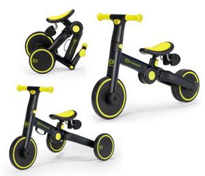 Kinderkraft Rowerek Trjkoowy / biegowy 4TRIKE BLACK VOLT - 2869315227