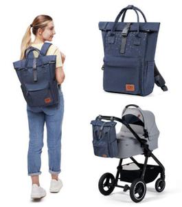 Kinderkraft Plecak MOONPACK CONFETTI DENIM dla mamy i dziecka - 2871280716