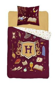 DETEXPOL Pociel 2cz. 160x200 herb Wizard 3625 A Harry Potter bordowa - 2871580121