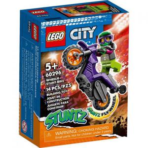 LEGO City Klocki 60296 Wheelie na motocyklu kaskaderskim - 2871580139