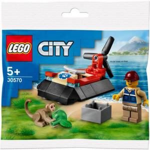 LEGO City 30570 Poduszkowiec ratownikw dzikich zwierzt - 2873563767