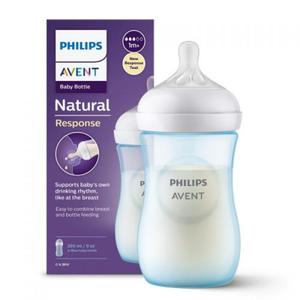 AVENT SCY903/21 Butelka Natural Responsywna 260 ml niebieska - 2873948823