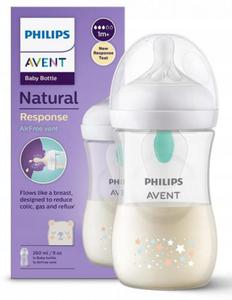 Avent SCY673/82 Butelka Natural 3 Response Airfree 260ml gwiazdki responsywna - 2873948838