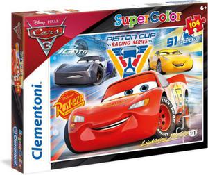 CLEMENTONI Puzzle 104 SuperColor Cars 3 27072 - 2874047764