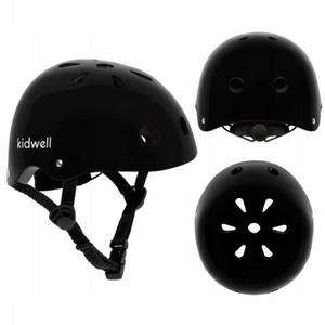 Kidwell Kask rowerowy regulowany ORIX II Black Mat rozmiar M 52-56cm - 2878761408