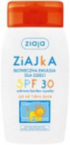 Ziajka wodoodp. emulsja do opalania dla dzieci i niemow. SPF30. - 2868047343