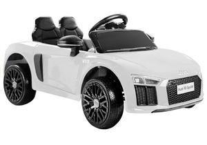 AUTO NA AKUMULATOR AUDI R8 SPYDER SAMOCHD DLA DZIECKA PILOT LED RADIO EVA - 2875724466