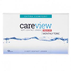 CareView Monthly Aqua HD Toric 3 szt. NOWO  - 2833523997