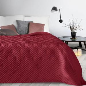 Narzuta 220x240 Alara zigzag bordowa Eurofirany - 2871540960