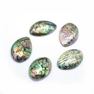 Muszla Paua Abalone Teardrop, 51~56x33~36x8~10mm, Hole: 1mm - 1 szt - 2877280159