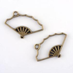 Baza zawieszki FAN 24x38,5x3,5mm) antique bronze - 1 szt - 2877282662