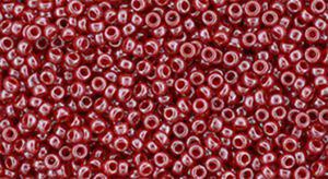 Toho Round 15/0 Opaque-Lustered Cherry TR-15-125 - 5 gram - 2873090720