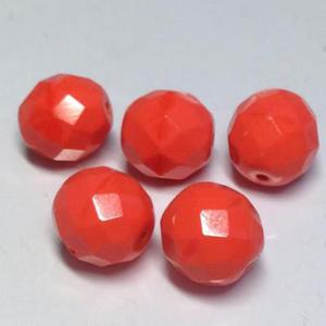 Fire Polish 10 mm Orange Coral - 5 szt. - 2877275227