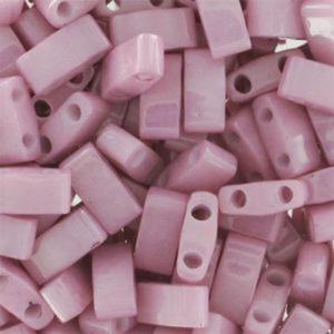 Miyuki Half Tila Beads Opaque Antique Rose Luster HTL0599 ok.125 szt. - 5 gram - 2877277463