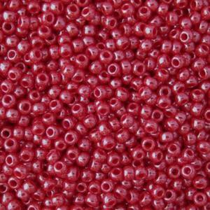 Koraliki Toho Round 8/0 Opaque Lustered Cherry TR-08-125 10 gram - 2859558428